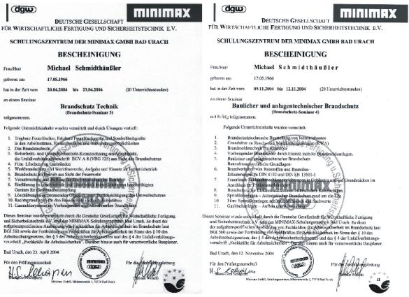 Brandschutz Technik + Baulicher und anlagentechnischer Brandschutz